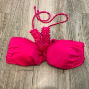 Victoria secret pink halter swim top